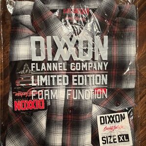 DIXXON Limited Edition Black and Gray Flannel Shirt